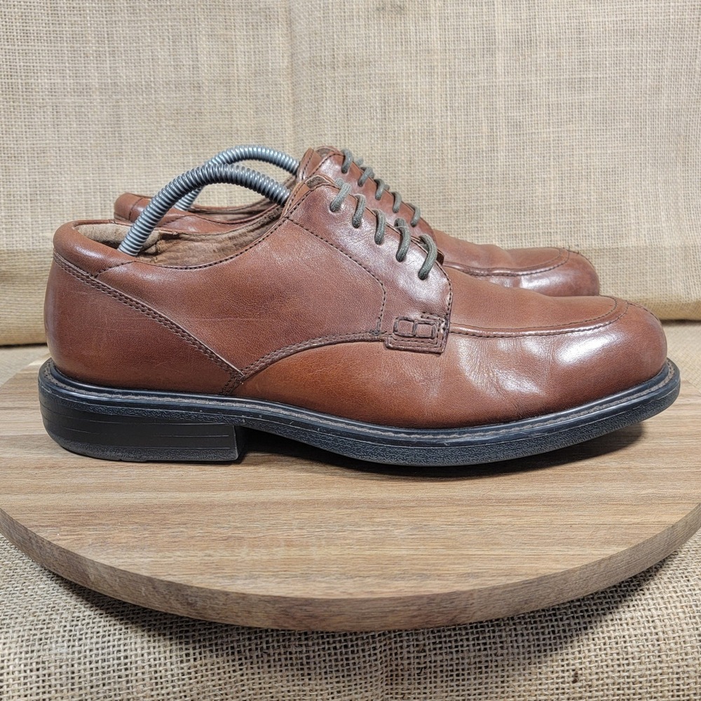 Florsheim Leather Dress Shoes Milford Split Toe Brown‎ Oxford Men's Size 9.5M